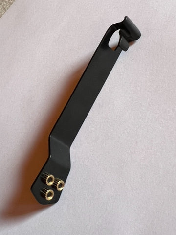 Dagger sheath clip and hardware