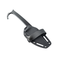 Dagger sheath clip and hardware