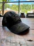 Black Multicam mesh back hat