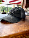 Black Multicam mesh back hat