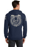 Zip Hoodie Kraken Navy Blue