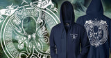 Zip Hoodie Kraken Navy Blue